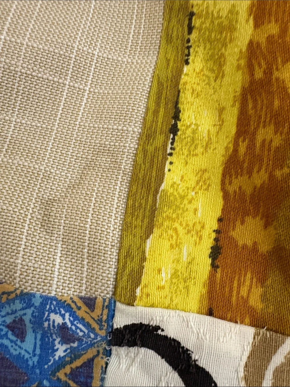 Handmade Vintage Patchwork Cotton Quilt